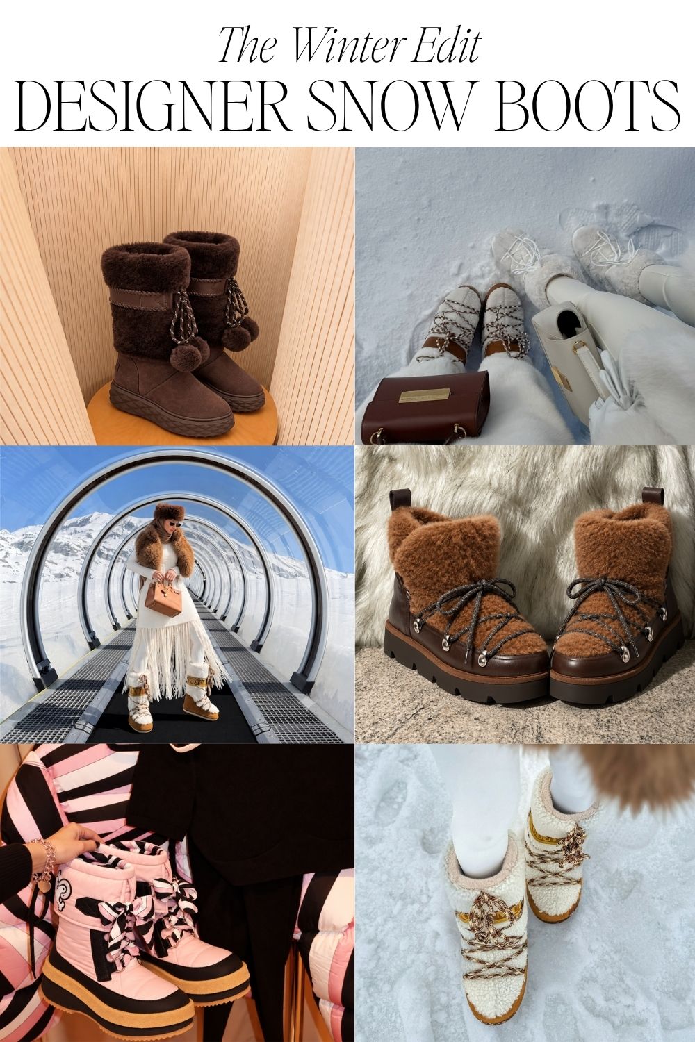premium snow boots Designer Winter Snow Boots