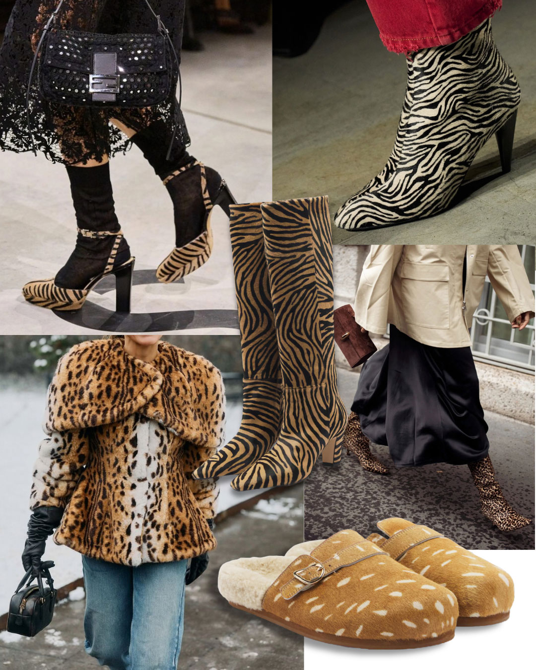 trending fall shoes for women animal print heels
