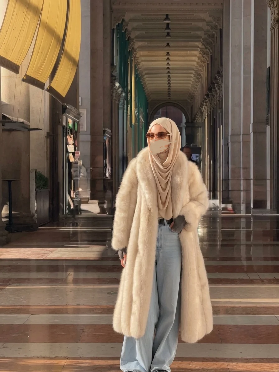 Luxury Faux Fur Coats For Women That Capture the Season’s Most Beautiful Mood 35 Women Faux Fur Coat